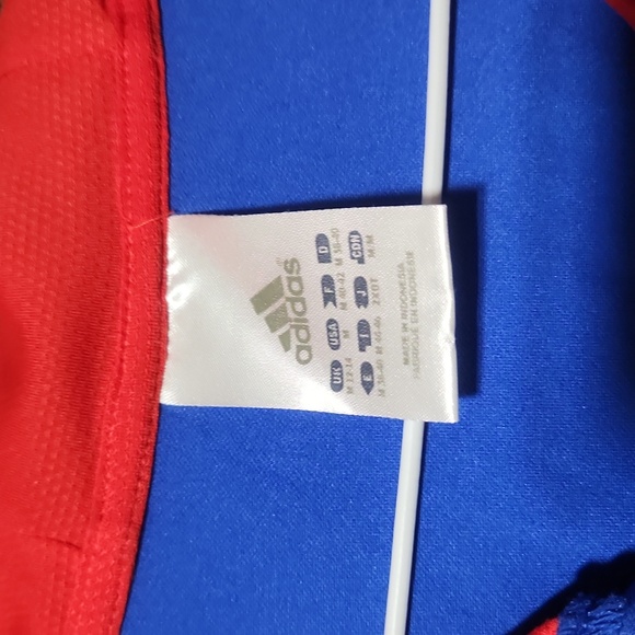 Adidas Retro Arcade Stripe Full Zip Hoodie Track Jacket Athleisure Woman Medium - Picture 2 of 7